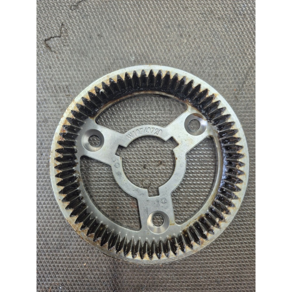 Whirlpool W10749720 Washer Drive Hub‎ Gear Metal Ring Gear Replacement Part